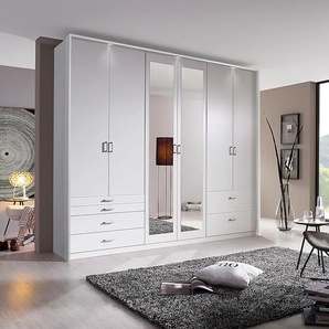 Drehtürenschrank RAUCH Wildberg Schränke Gr. B/H/T: 275 cm x 231 cm x 58 cm, Passepartout mit Beleuchtung, 6 St., weiß Drehtürenschrank Drehtürenschränke Schränke mit Schubkästen und Passepartout-Rahmen
