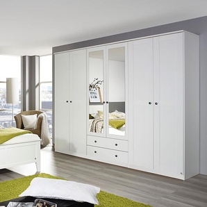 Drehtürenschrank I 271cm Weiß/Alpinweiß