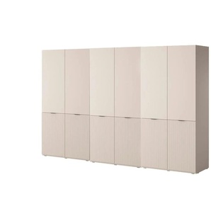 Drehtürenschrank  Sandbox ¦ beige ¦ Maße (cm): B: 303 H: 200