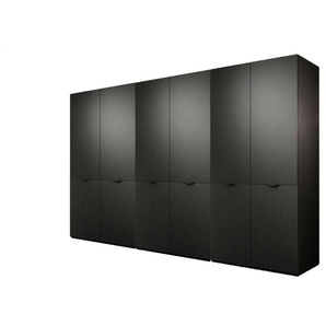 Drehtürenschrank  Sandbox ¦ schwarz ¦ Maße (cm): B: 303 H: 200