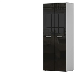 Drehtürenschrank  Franco ¦ schwarz ¦ Maße (cm): B: 80 H: 199