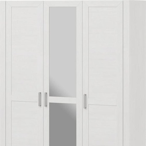 Drehtürenschrank SET ONE BY MUSTERRING Oakland Schränke Gr. B/H/T: 165 cm x 207 cm x 60 cm, 3 St., weiß (pino aurelio) Drehtürenschränke Typ 74-1SP, Pino Aurelio, 3-türig im Landhausstil