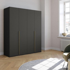 Drehtürenschrank »Skat Glamour« - Graphit - Holz -