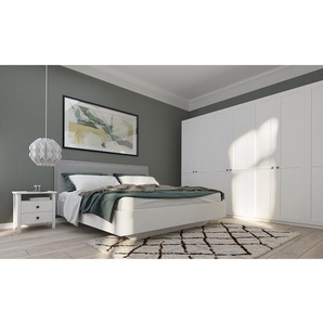 Drehtürenschrank country 360 x 222cm Weiß/Alpinweiß Basic