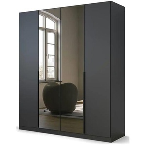 Drehtürenschrank Skyla | grau | 181 cm | 210 cm |