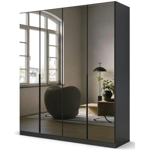 Drehtürenschrank Skyla | grau | 181 cm | 210 cm |