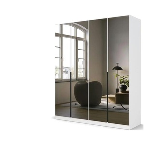 Drehtürenschrank Skyla | weiß | 181 cm | 210 cm |