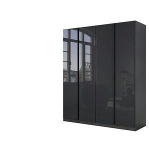 Drehtürenschrank  Stella ¦ grau ¦ Maße (cm): B: 181 H: 210 T: 54.0