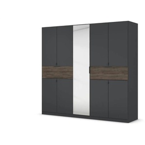 Drehtürenschrank  Thurso ¦ schwarz ¦ Maße (cm): B: 226 H: 210