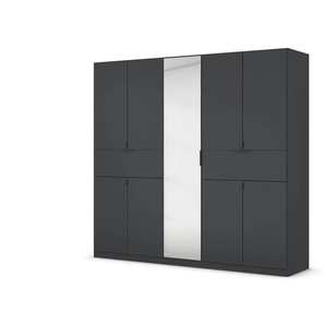 Drehtürenschrank  Thurso ¦ schwarz ¦ Maße (cm): B: 226 H: 210