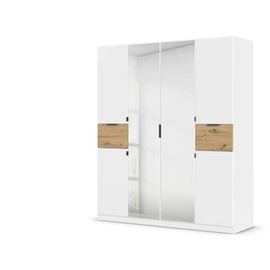 Drehtürenschrank  Thurso ¦ weiß ¦ Maße (cm): B: 181 H: 210