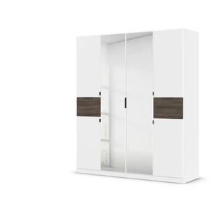 Drehtürenschrank  Thurso ¦ weiß ¦ Maße (cm): B: 181 H: 210