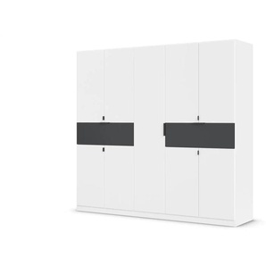Drehtürenschrank  Thurso ¦ weiß ¦ Maße (cm): B: 226 H: 210
