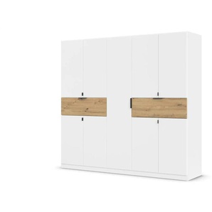 Drehtürenschrank  Thurso ¦ weiß ¦ Maße (cm): B: 226 H: 210