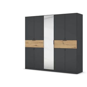 Drehtürenschrank Ticao | schwarz | 226 cm | 210 cm |