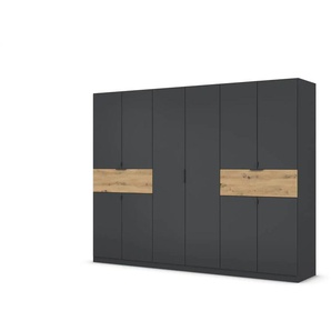 Drehtürenschrank Ticao | schwarz | 271 cm | 210 cm |
