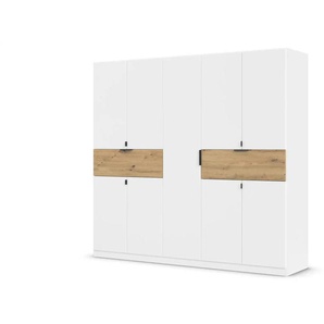 Drehtürenschrank Ticao | weiß | 226 cm | 210 cm |