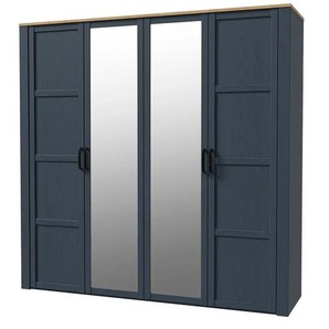 Drehtürenschrank  Toneo ¦ blau ¦ Maße (cm): B: 215 H: 215 T: 60.0
