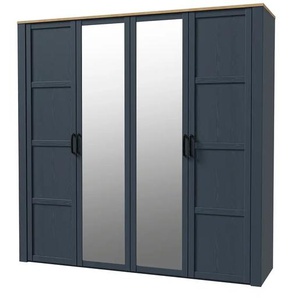 Drehtürenschrank  Toneo ¦ blau ¦ Maße (cm): B: 215 H: 215 T: 60