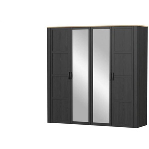 Drehtürenschrank  Toneo ¦ schwarz ¦ Maße (cm): B: 215 H: 215 T: 60.0