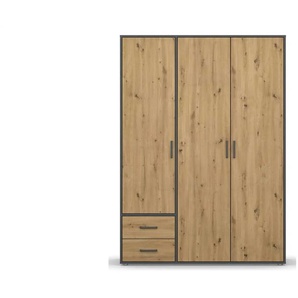 Drehtürenschrank Voyager | grau | 140 cm | 194 cm |