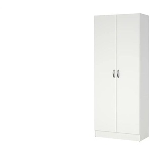 Drehtürenschrank | weiß | 69,2 cm | 170,4 cm | cm 34,6 |