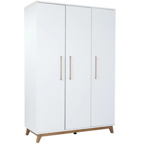 Drehtürenschrank Lina   ¦ weiß ¦ Maße (cm): B: 130 H: 192