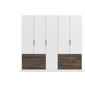 Drehtürenschrank  Bolton ¦ weiß ¦ Maße (cm): B: 226 H: 210