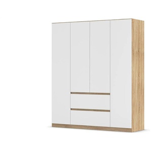 Drehtürenschrank Wigan ¦ braun ¦ Maße (cm): B: 181 H: 210