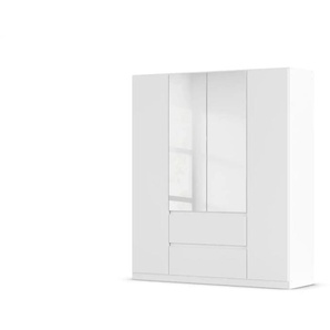 Drehtürenschrank  Wigan ¦ weiß ¦ Maße (cm): B: 181 H: 210