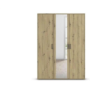 Drehtürenschrank Yarm ¦ braun ¦ Maße (cm): B: 140 H: 194