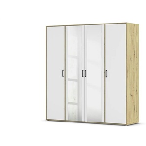 Drehtürenschrank  Yarm ¦ braun ¦ Maße (cm): B: 187 H: 194