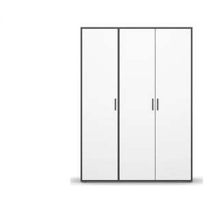 Drehtürenschrank  Yarm ¦ grau ¦ Maße (cm): B: 140 H: 194