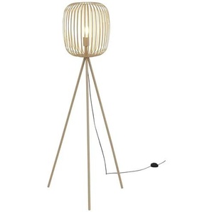 Dreibein-Stehleuchte  Romazzina ¦ beige ¦ Maße (cm): H: 140,5  Ø: 32.5