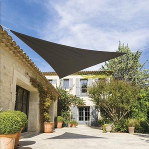Dreieckiges Sonnensegel SHAE in Schiefergrau 3 × m - Polyester Hespéride