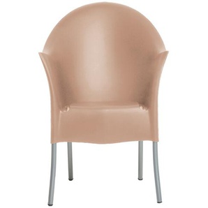 Armlehnsessel Lord Yo driade carnation/Nelke rosa, Designer Philippe Starck, 94.5x62.5x66 cm