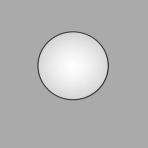 DSK Design Spiegel Silver Globo Ø100 cm, schwarz GLO782130965