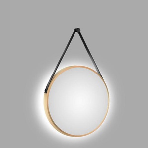DSK LED Lichtspiegel Silver Barbier Ø 50 cm gold GLO782130958
