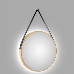 DSK LED Lichtspiegel Silver Barbier Ø80 cm, gold GLO782131020