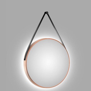 DSK LED Lichtspiegel Silver Barbier Ø80 cm, kupfer GLO782131046