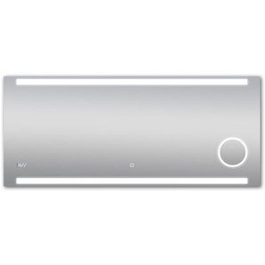 DSK LED Lichtspiegel Silver Rey 140 x 60 cm GLO782131018