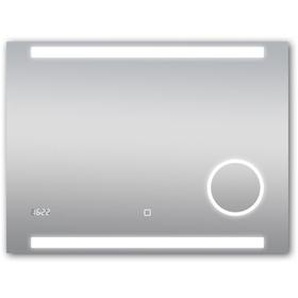 DSK LED Lichtspiegel Silver Rey 80x60 cm GLO782131017