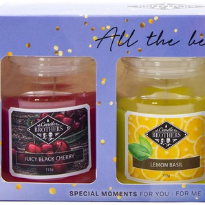 Duftkerze CANDLE BROTHERS All the best Kerzen Gr. Ø/H: 21,5 cm x 10,5 cm, bunt Kerzen