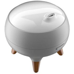 Duftlampe , Grau, Weiß , Kunststoff , 15 cm , Dekoration, Windlichter & Kerzenhalter, Teelichthalter