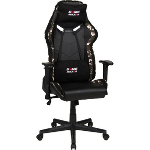 Duo Collection Chefsessel Game-Rocker G-30, Gaming Chair in Camouflage Optik