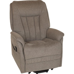 TV-Sessel DUO COLLECTION Sessel Gr. Webstoff, Relaxfunktion mit Aufstehhilfe-Doppelte Federung: Taschenfederkern und Stahlwellenunterfederung, Relaxfunktion-Aufstehhilfe, B/H/T: 84 cm x 94 cm x 91 cm, braun (kaffeebraun) Fernsehsessel und TV-Sessel