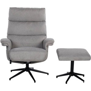 Duo Collection TV-Sessel Zalea, mit Hocker und Relaxfunktion, 360 Grad drehbar