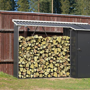 Duramax Kaminholzregal mit Aufbewahrungsschrank GLO692650749
