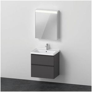 Duravit Badmöbel-Set Duravit D-Neo Badmöbel-Set inkl.Spiegelschrank, (Komplett-Set, 2-St)