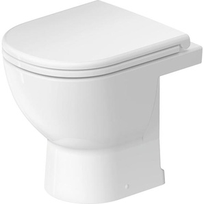 Duravit - D-Code Stand-WC, Tiefspüler, rimless, 370x480x400mm, Weiß